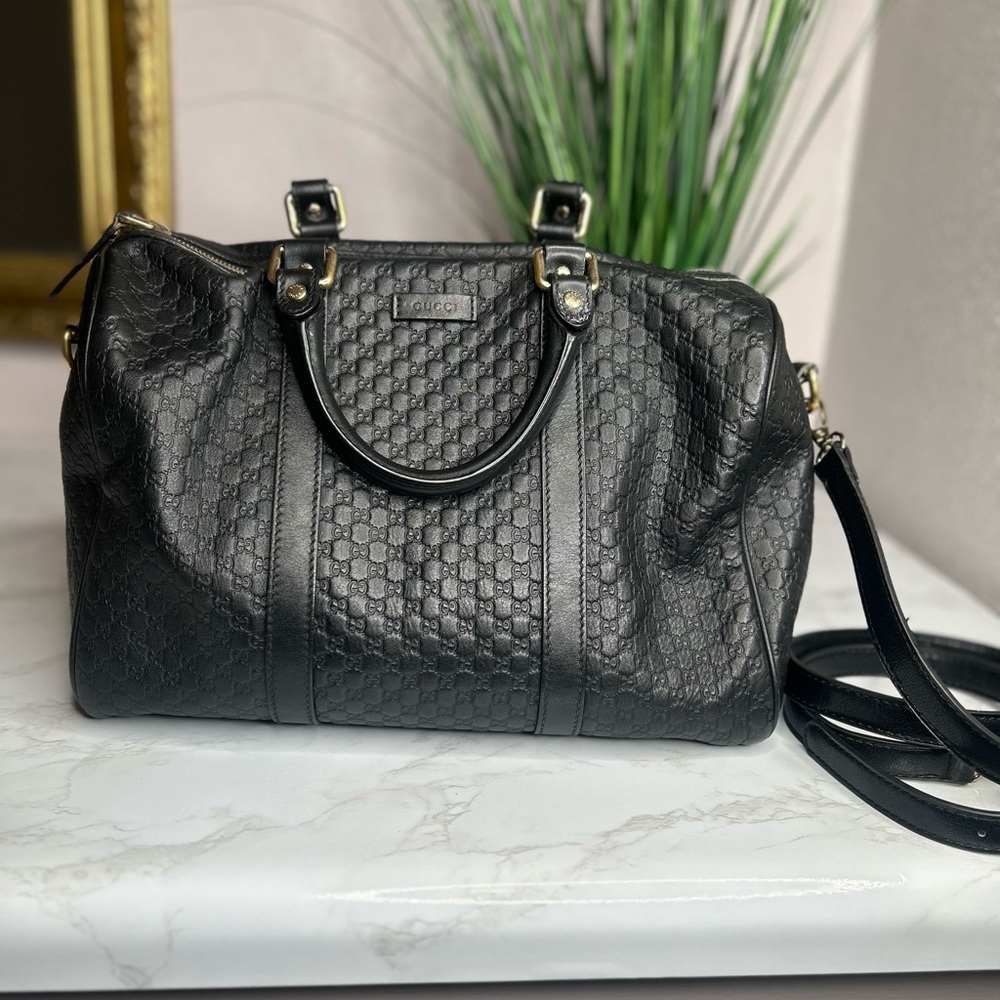 Authentic black Gucci bag